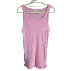 JOCKEY Peachy Pink Cotton Ribbed Tank XL